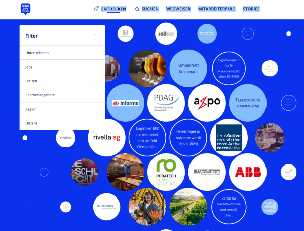 Work Life Aargau Webplattform